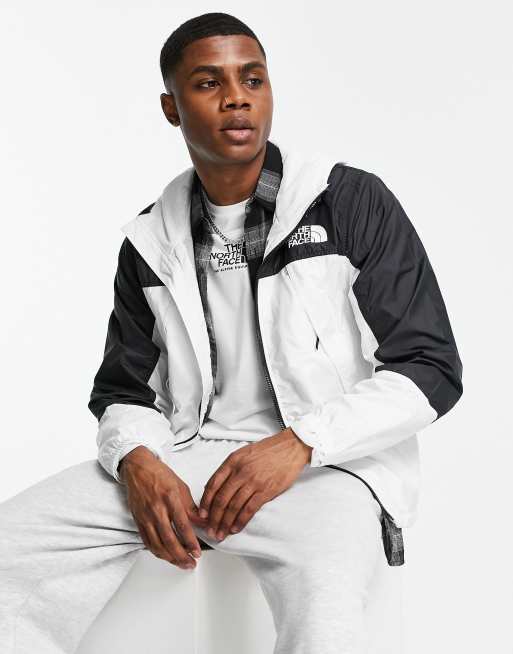 White north face clearance windbreaker