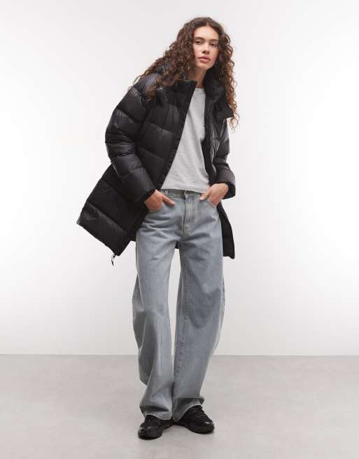 The North Face Hydrenalite City donsparka met capuchon in zwart, 2 van 4