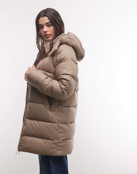 The North Face Hydrenalite City Down hooded parka in khaki - view 1