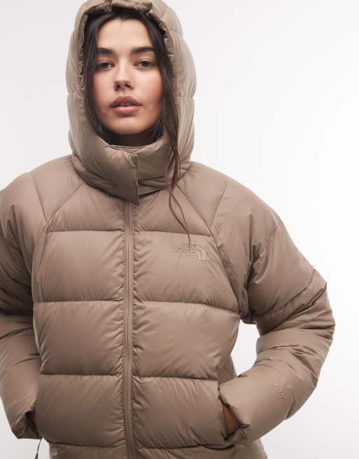 The North Face Hydrenalite City Down hooded parka in khaki, 3 of 4