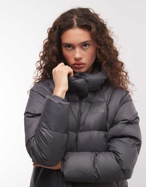 The North Face Hydrenalite City Down long parka jacket in black, 2 of 4
