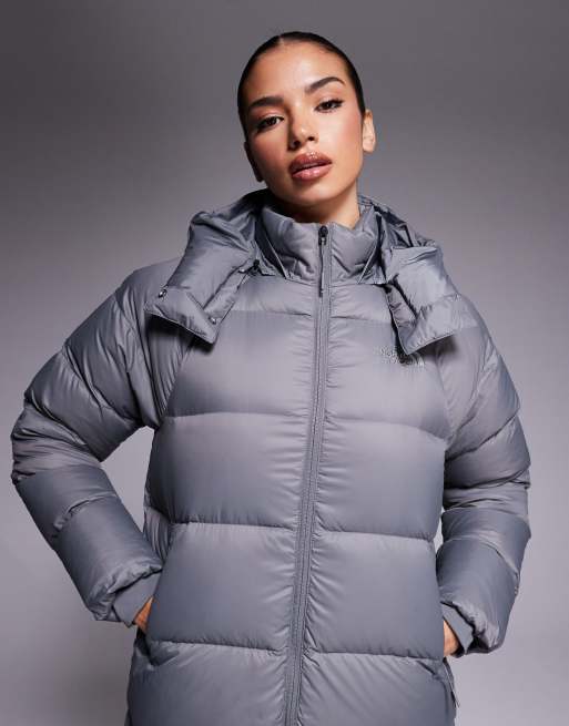 The North Face - Hydrenalite City - Parka matelassée longue à capuche - Perle fumée, 4 de 4