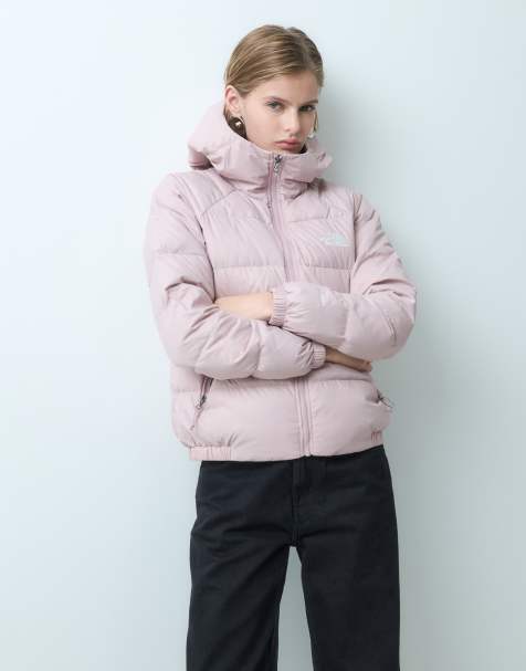 The North Face Hydrenalite Down hooded jacket in light pink - view 1