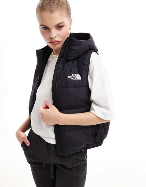 North face hoodie vest hotsell