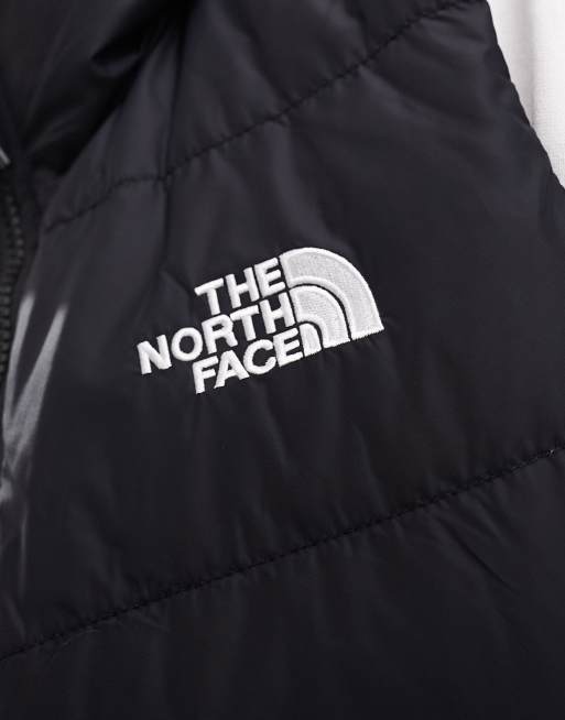 The North Face Hydrenalite down hooded vest in black, 2 of 4