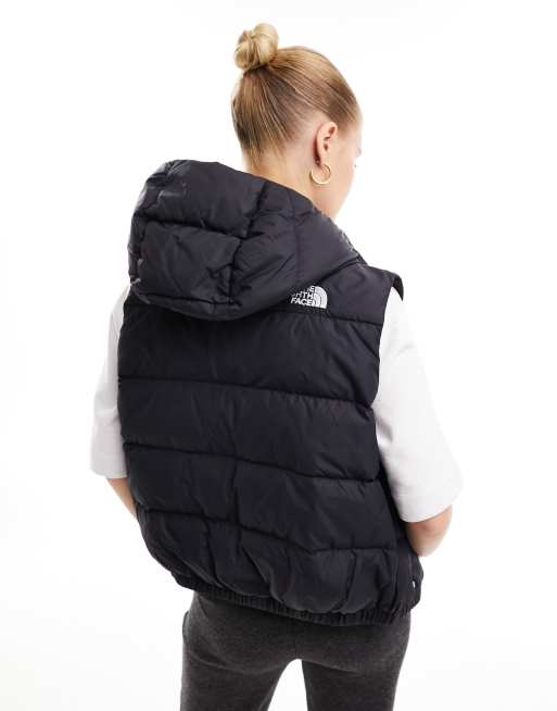 Down hooded online vest