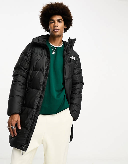 The North Face Hydrenalite down mid length puffer jacket in black | ASOS