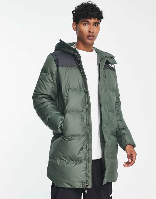 north face mid length jacket