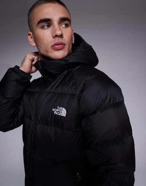 The North Face Hydrenalite down puffer jacket in black, 3 of 4
