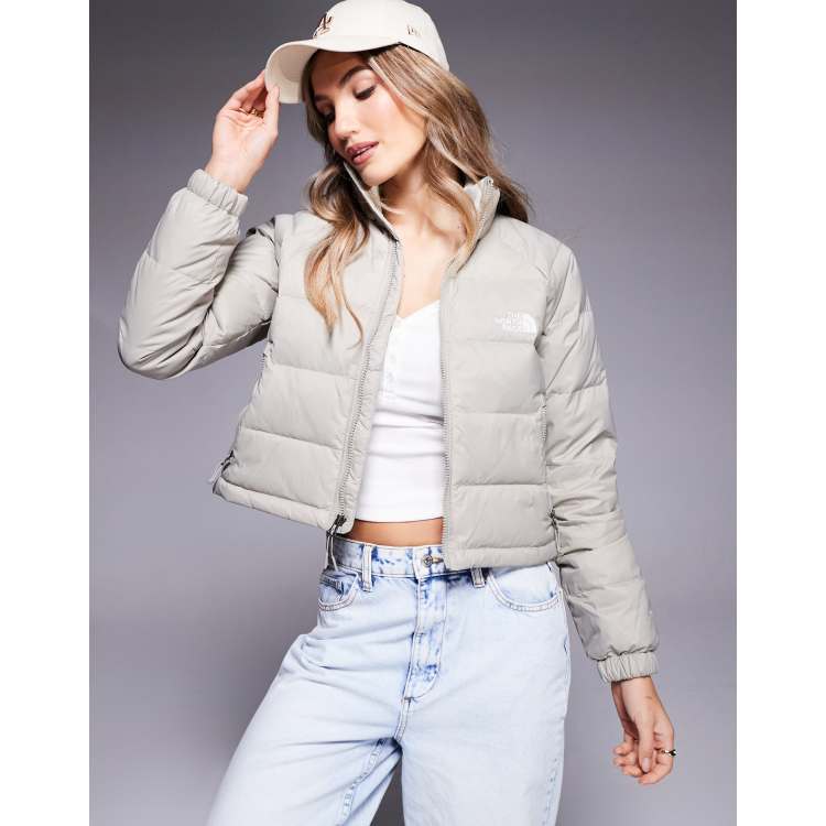 The North Face Hydrenalite down puffer jacket in clay gray ASOS