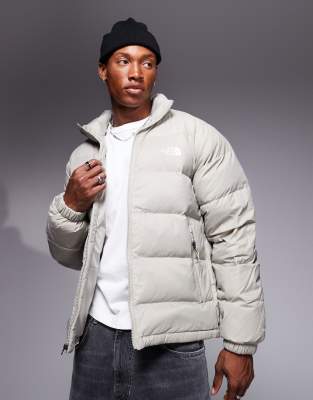 Hydrenalite down puffer jacket in clay gray