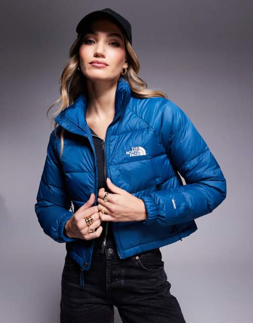 North face puffer jacket womens blue online