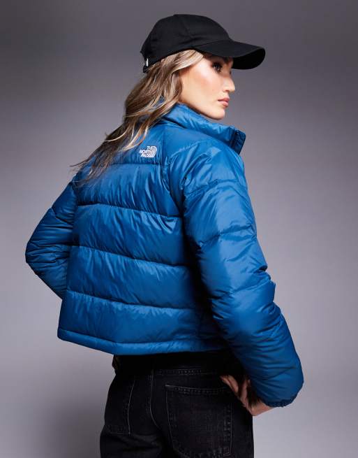 The North Face Hydrenalite down puffer jacket in petrol blue