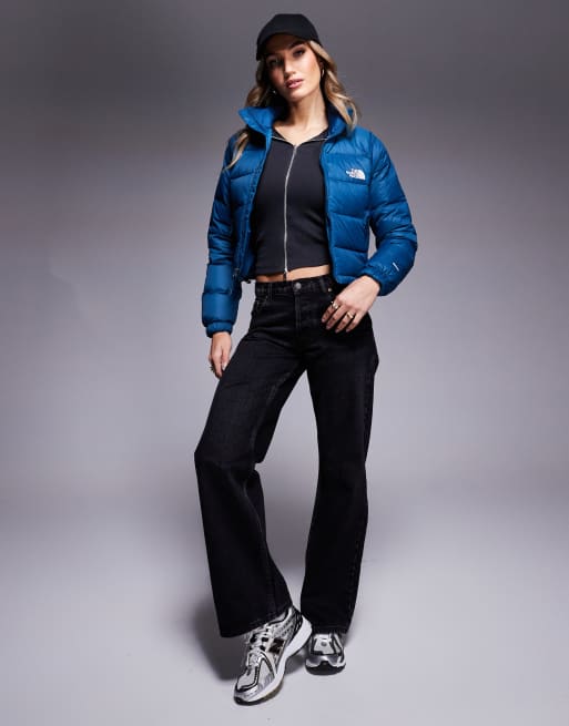 The North Face Hydrenalite down puffer jacket in petrol blue