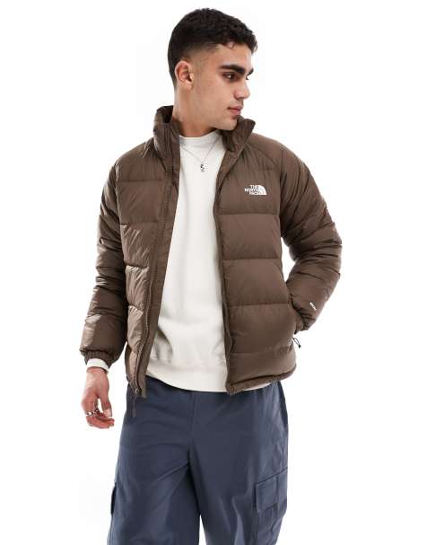 The North Face Hydrenalite down puffer jacket in smoky brown - view 1