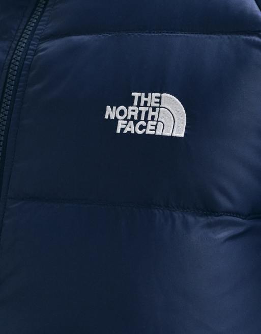 The North Face Hydrenalite gewatteerde jas met capuchon in summit navy, 4 van 5