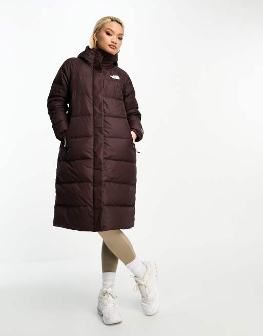 Brown down hot sale coat