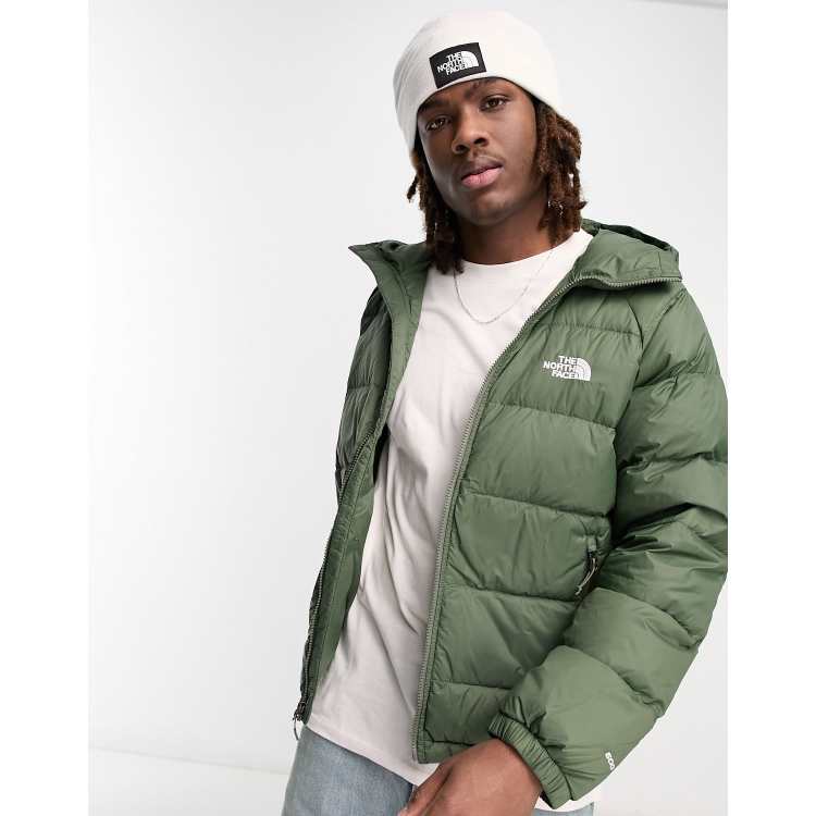 North face parka store mens green