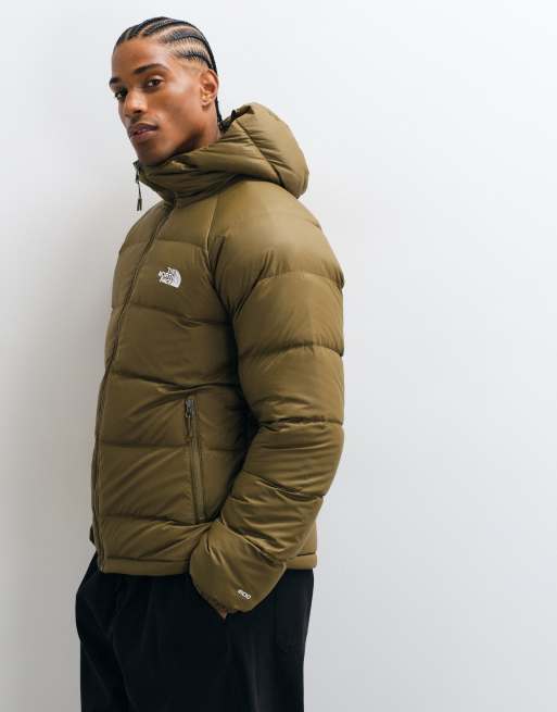 The North Face Hydrenalite piumino con cappuccio in khaki, 2 di 5