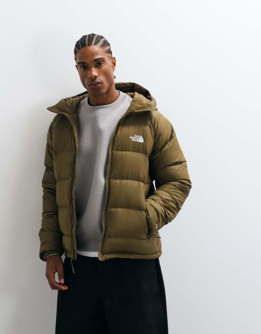 The North Face Hydrenalite piumino con cappuccio in khaki, 5 di 5