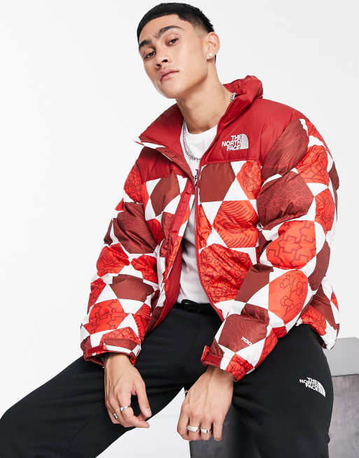 North face hotsell retro nuptse red