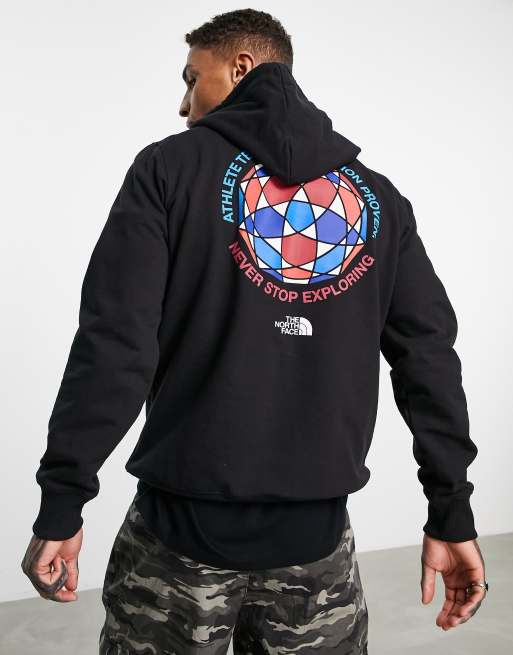 The North Face IC Geo back print hoodie in black | ASOS