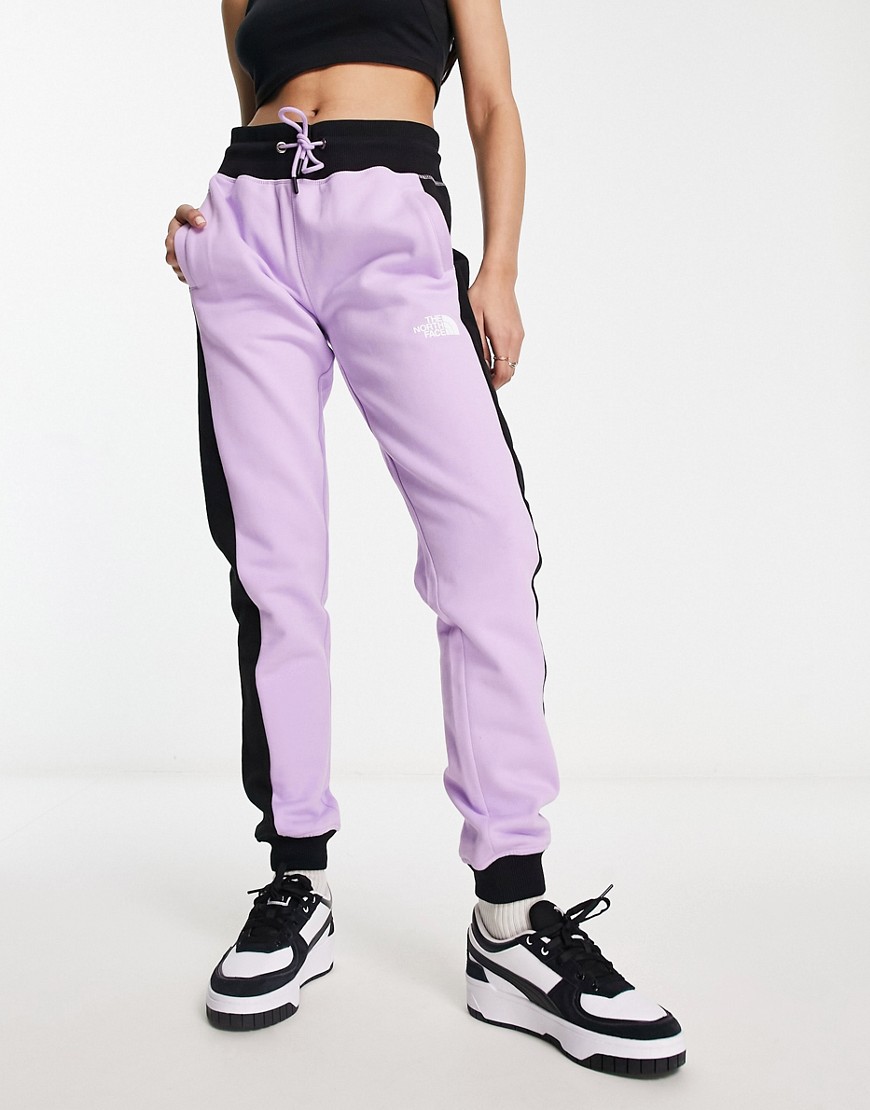 The North Face Icon fleece joggers in lilac-Purple