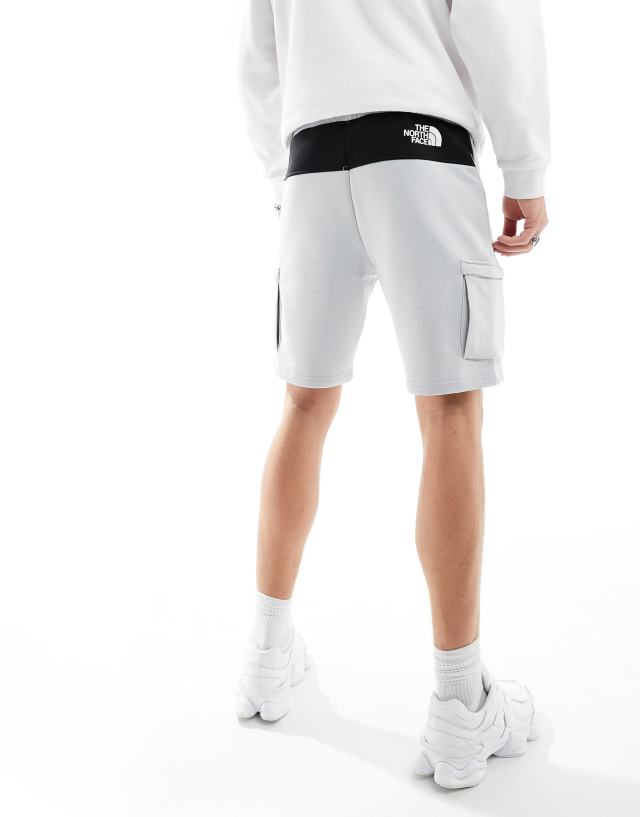 The North Face - icons cargo jersey shorts in light grey