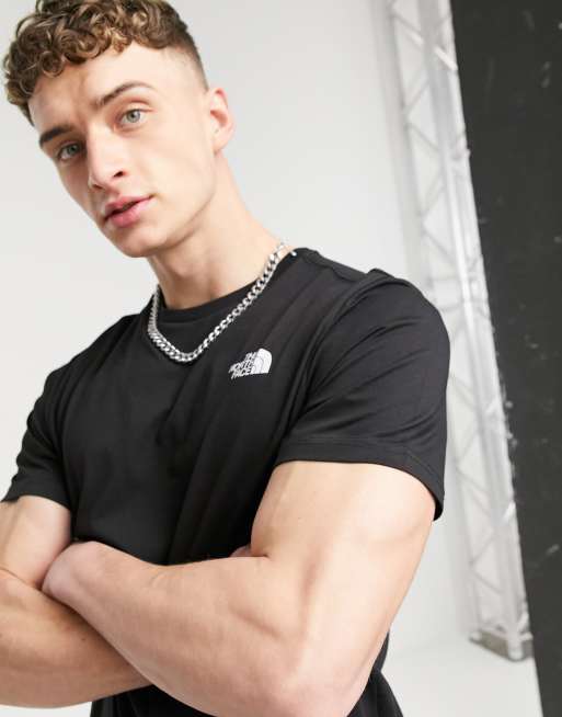 The North Face Illustrative Mountain t-shirt in black, 3 of 4
