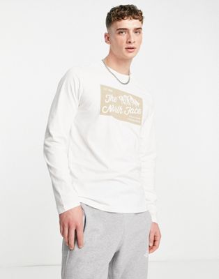 The North Face Image Ideals long sleeve t-shirt in white