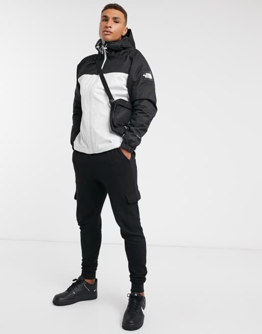 The North Face Insulated Mountain Q jacket in light gray ASOS