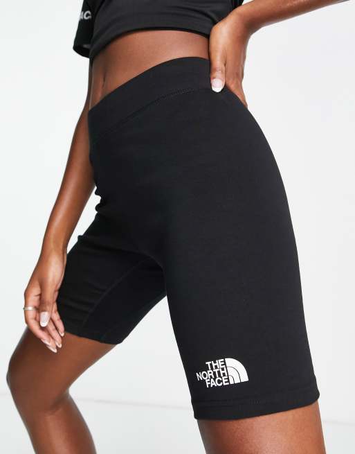 The North Face Interlock cotton legging shorts in black