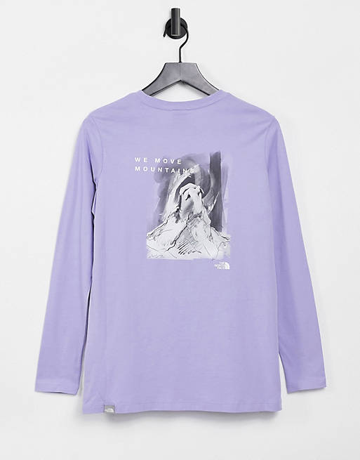 The North Face Internatonal Women's Day long sleeve t-shirt in purple