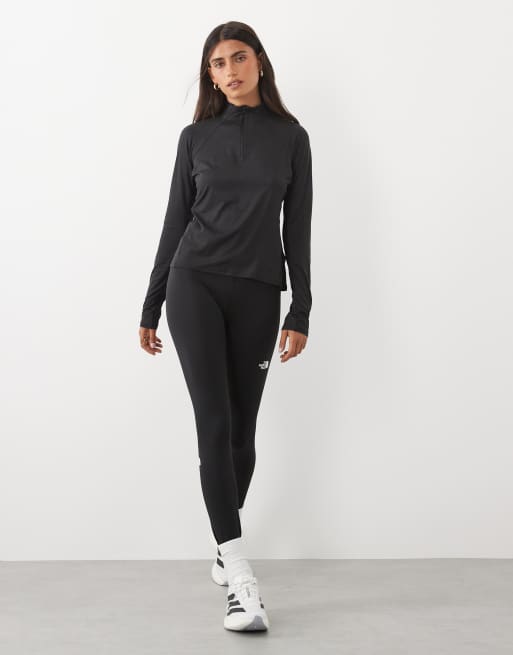 The North Face Jaida 1/4 zip i svart melerad, 2 av 4