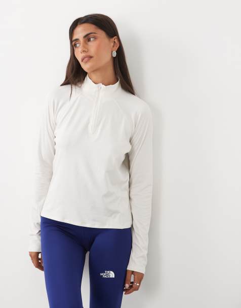 The North Face Jaida 1/4 zip i white heather - view 1