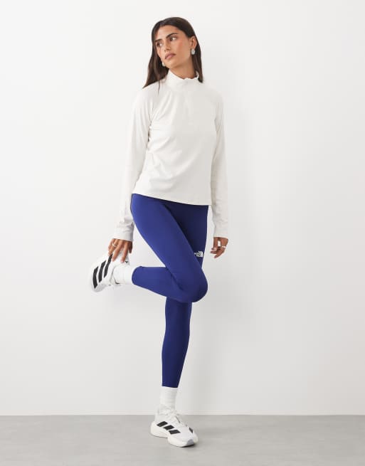 the North Face Jaida 1/4 zip in white heather, 2 of 4