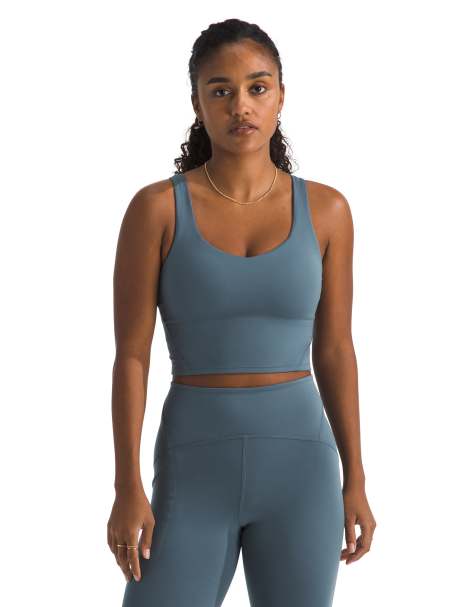 The North Face – Jaida – Blå träningsbehå i lång modell - view 1