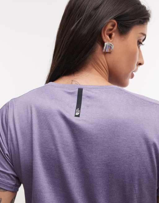 The North Face Jaida t-shirt in grounded plum light hea, 3 of 4