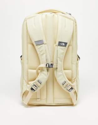 north face jester backpack beige