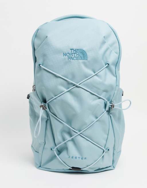 The north face store blue backpack