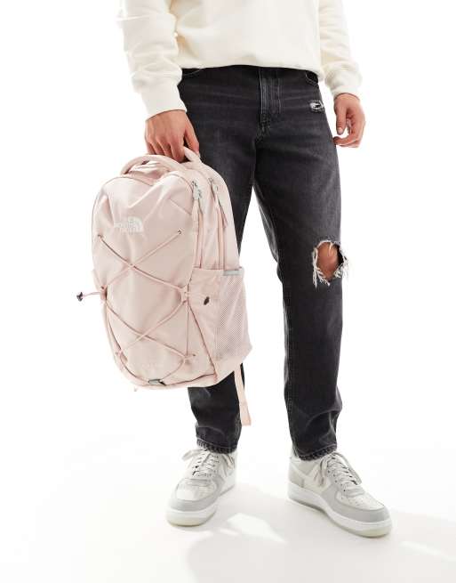 North face light pink backpack online