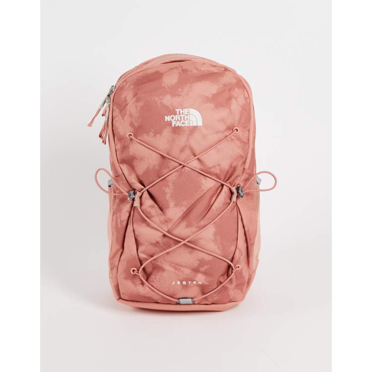 North face pink jester backpack best sale