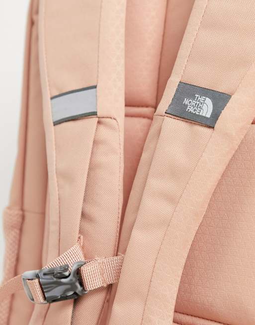 Light pink north online face backpack