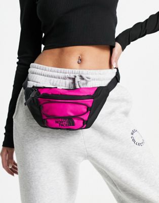 The North Face Jester bumbag in pink and black