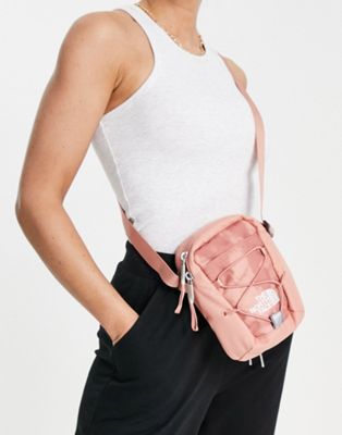 The North Face Jester cross body bag in pink tie-dye