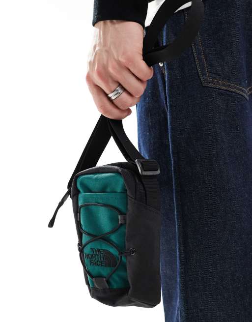 The North Face Jester Crossbody Bag in black and green