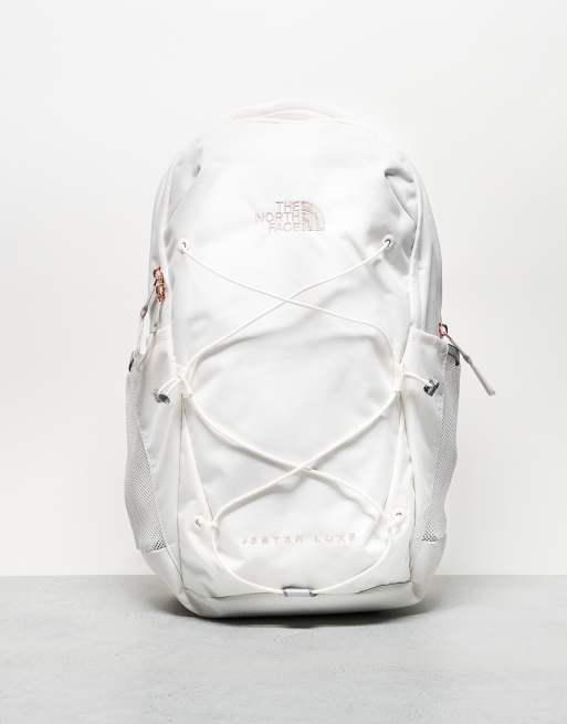 The North Face Jester luxe backpack in white