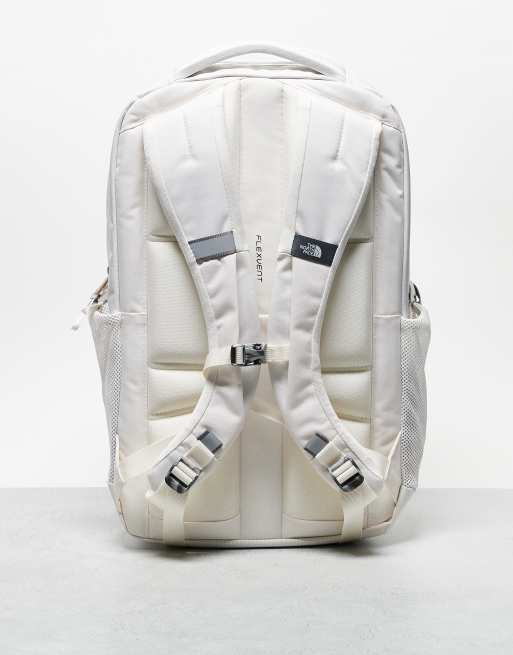 North face vintage white backpack hotsell