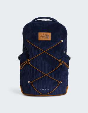 The North Face Jester pro backpack in summit navy/leather bro