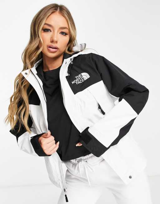 Veste north face blanche hot sale